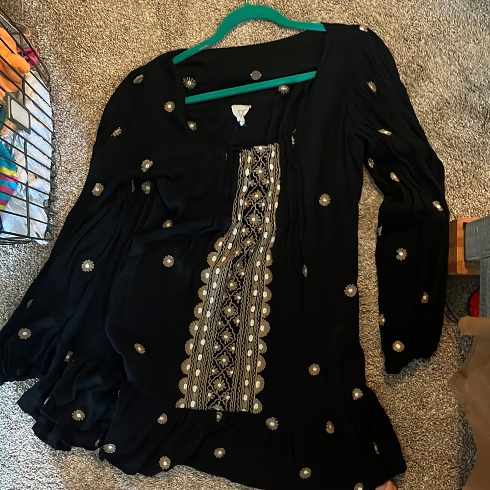 Fun free people short dress/long tunic